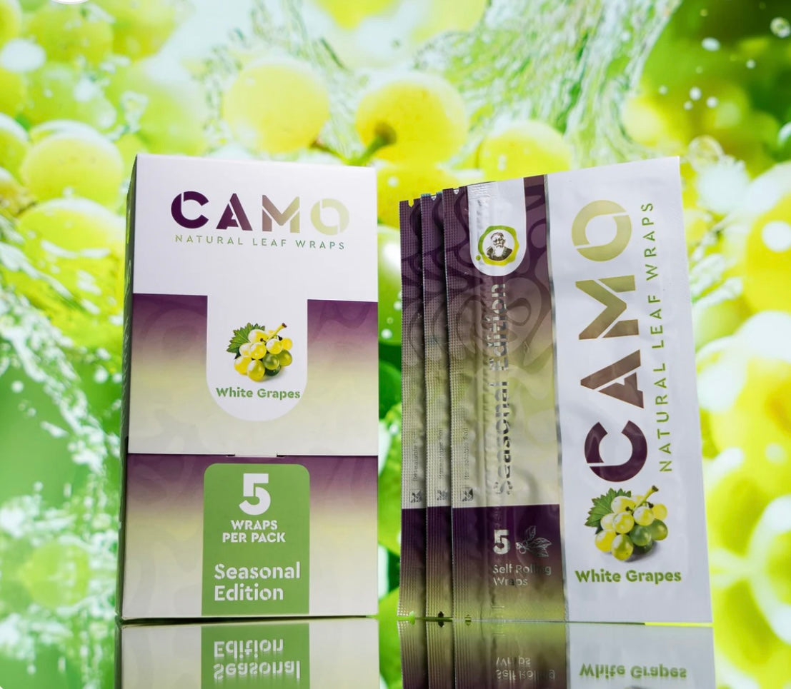 Camo Leaf Wraps Papers | Natural Leaf Wraps Papers | SmokeYosh