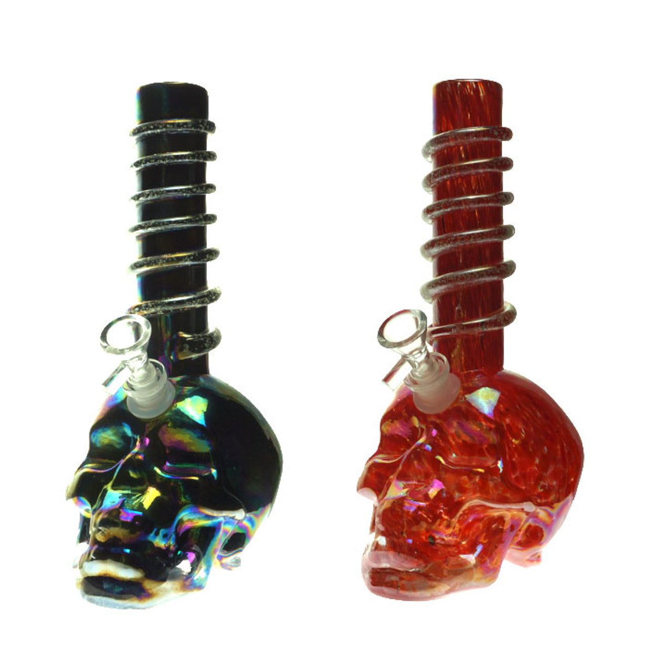 Skull Beaker Bong 10”