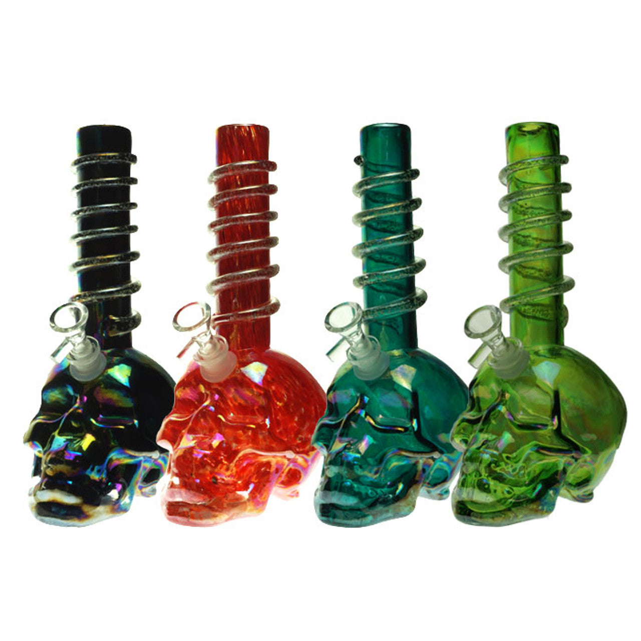 Skull Beaker Bong 10”