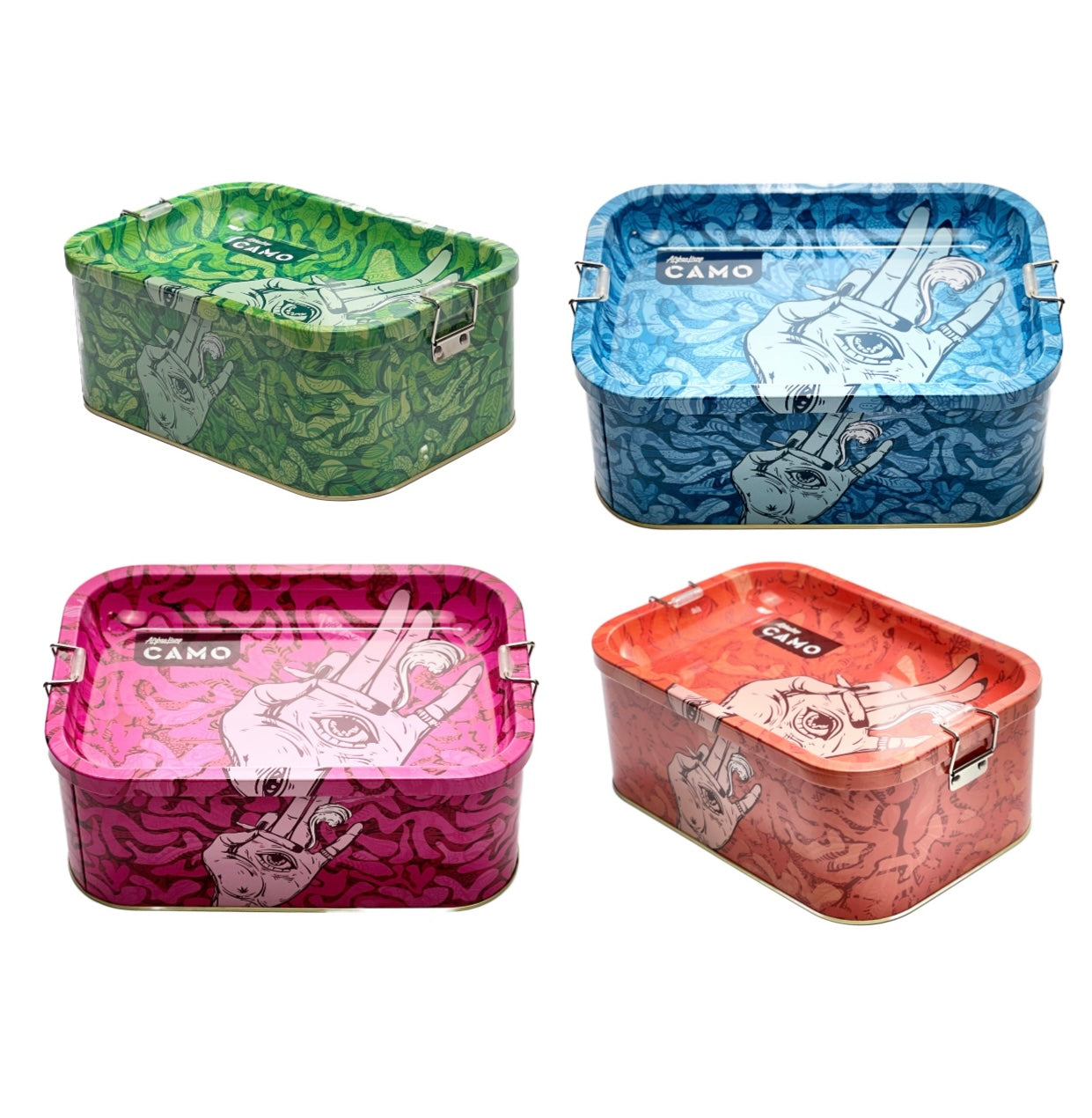 Camo Stash Steel Box | Camo Stash Box | SmokeYosh