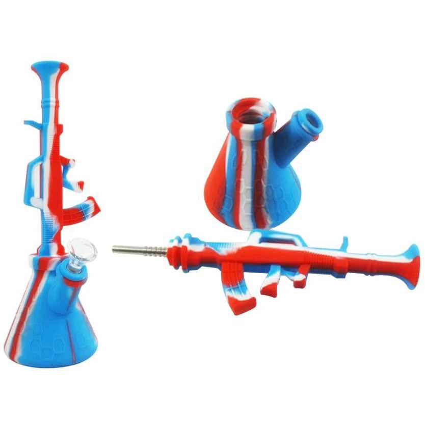 Silicone Water Pipe/Bong AK-47 Design