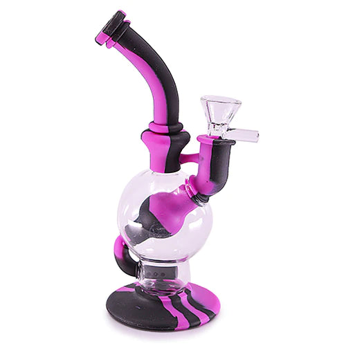 Silicone bubble water pipe