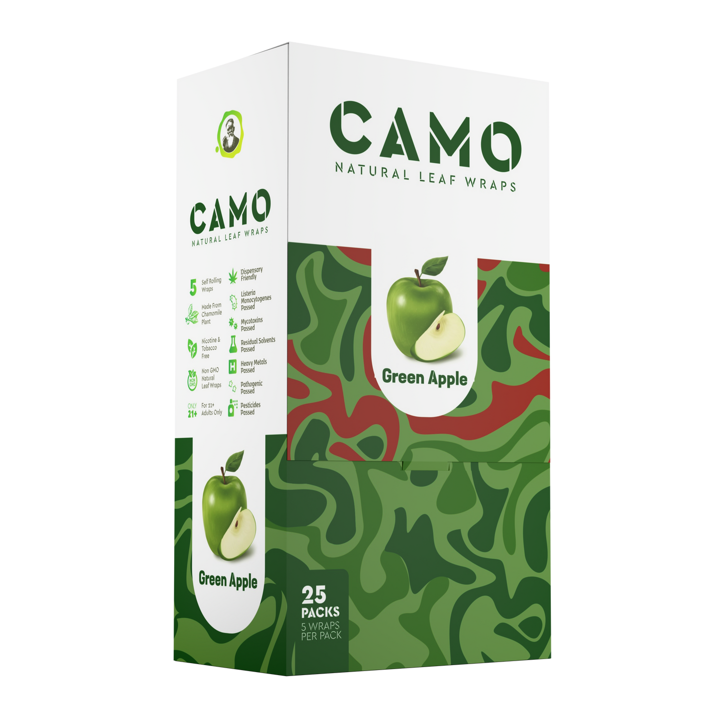 Camo Natural Leaf Wraps