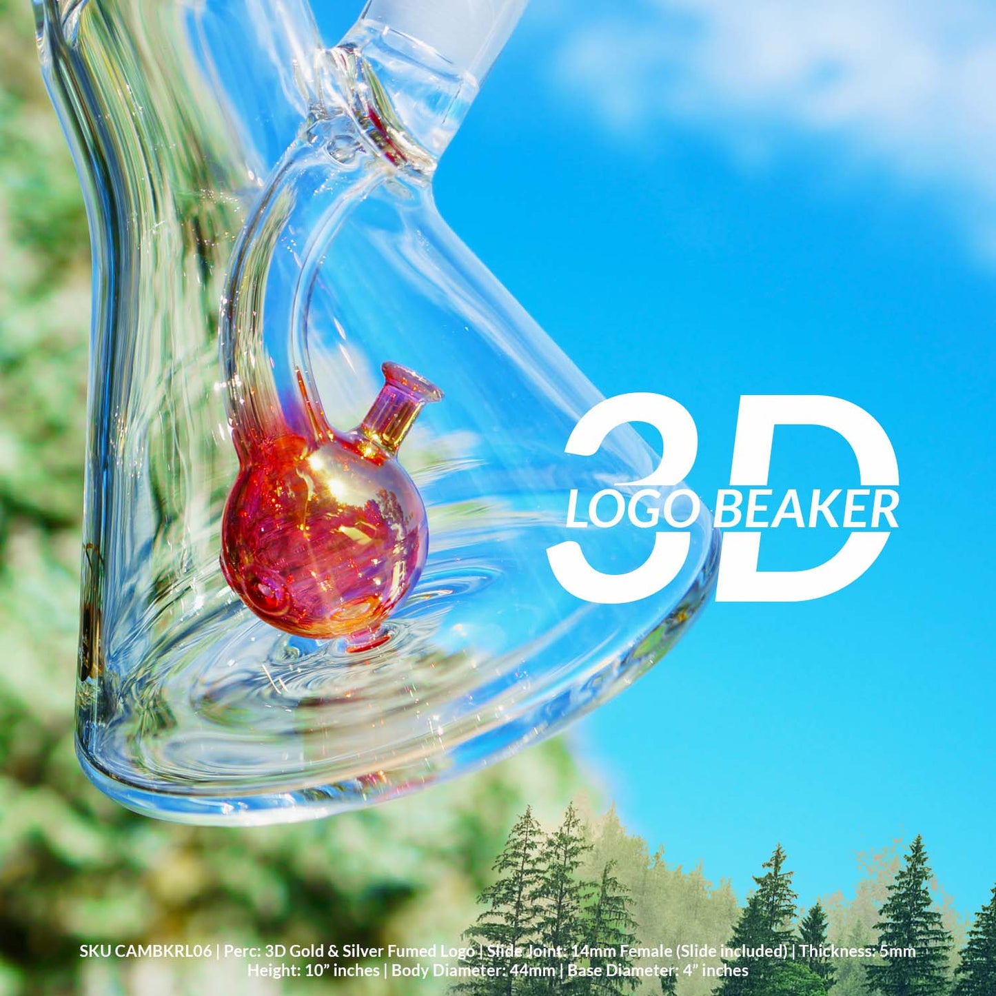 Glass Labs 303 - Mini Simple Beaker 10"