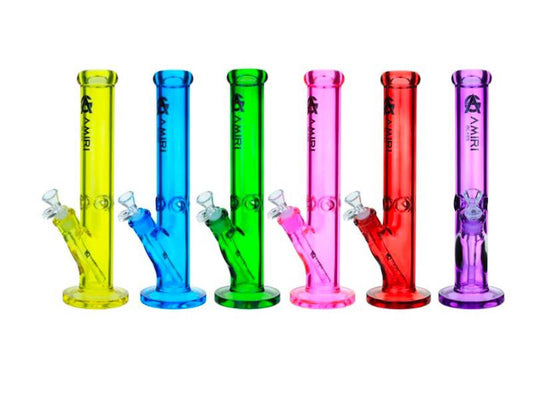 Amiri Glass Staight Tube Water Pipe 12”