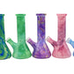 Jade Stone Texture Glass Water Pipe Beaker (8")