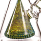 MK Glass Electroplated Engraved Pyramid Art Beaker