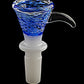 White Base Colored Glass Bowl