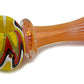Silver & Gold Fumed Glass Pipe
