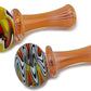 Silver & Gold Fumed Glass Pipe
