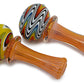 Silver & Gold Fumed Glass Pipe