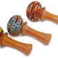 Silver & Gold Fumed Glass Pipe