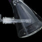 Clear Straight Tube 7mm Beaker Water Pipe (12")