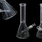 Clear Straight Tube 7mm Beaker Water Pipe (12")