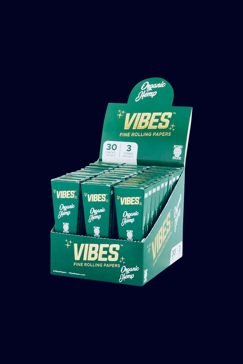 Vibes organic hemp papers king size